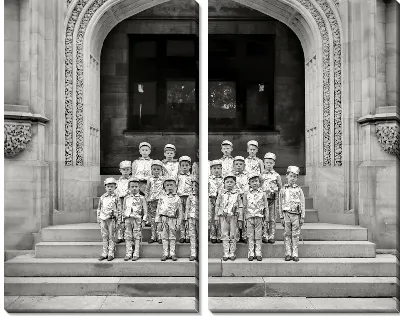 Модульная картина Дети в костюмах (Children in costumes)