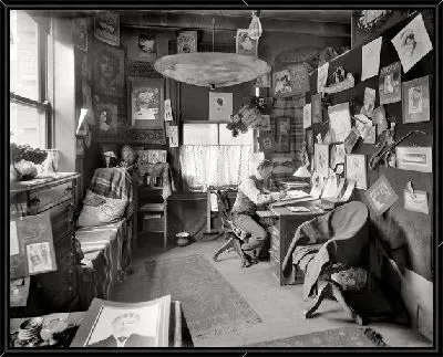 Картина Художник в своей мастерской (The artist in his studio)