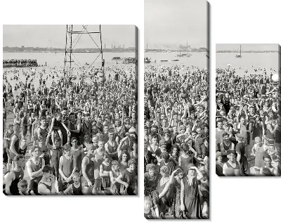 Модульная картина На пляже (On the beach) №8