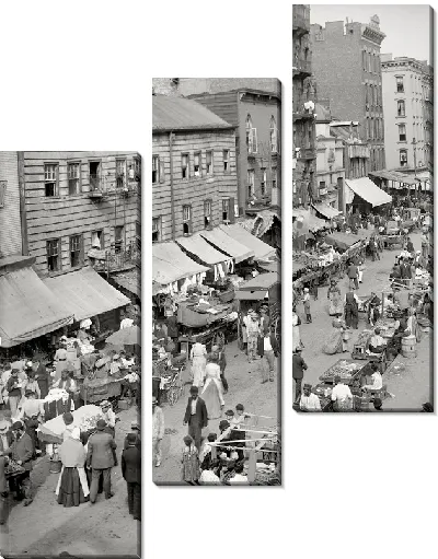 Модульная картина Рынок (Market) №4