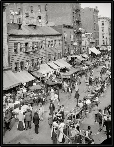 Картина Рынок (Market) №4