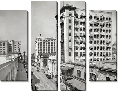 Модульная картина Старая улица (Old street) №3