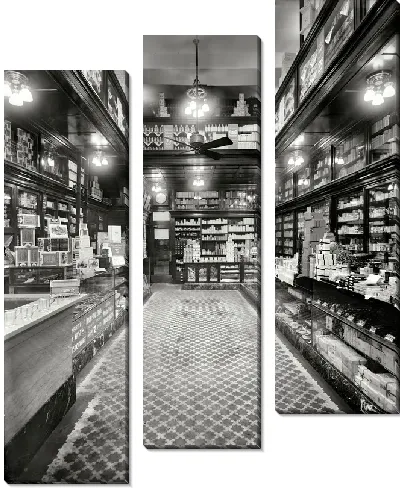 Модульная картина Аптека (The Drugstore)