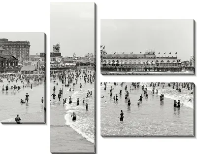 Модульная картина Пляж (Beach) №36