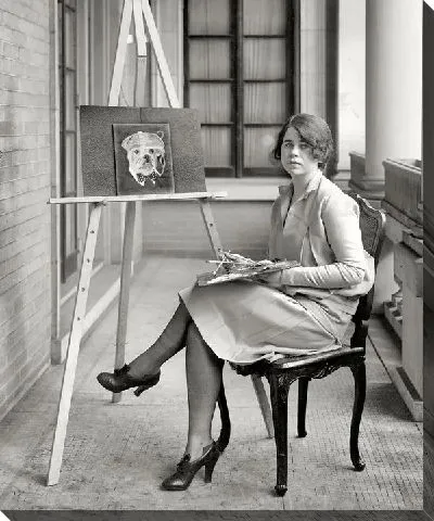 Постер Художница (Woman artist)