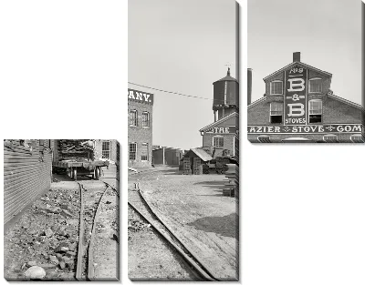 Модульная картина Завод (Plant) №9