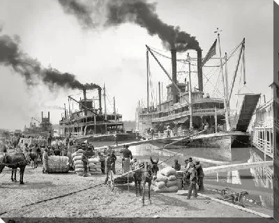 Постер Два парохода (Two ships)