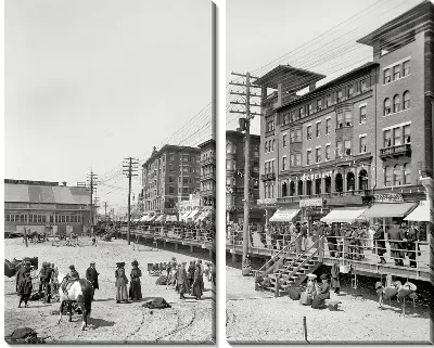 Модульная картина Набережная (Embankment) №11