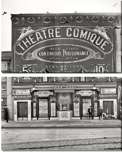 Модульная картина Театр комедии (Сomedy theater)