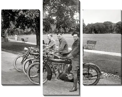 Модульная картина Мопеды (Mopeds)