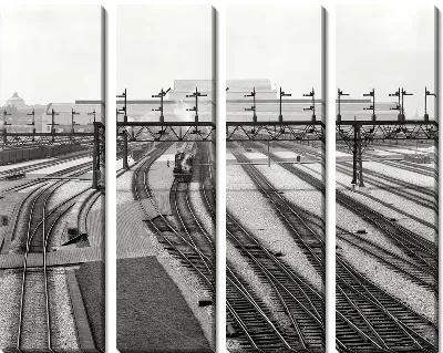 Модульная картина Железная дорога (Railroad) №20