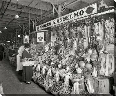 Постер Овощной рынок (Vegetable market)