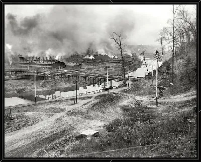 Картина Дым над заводом (Smoke over the plant)