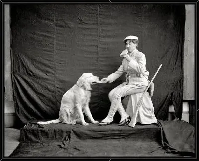 Картина Мужчина с собакой (The man with the dog)