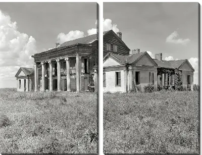 Модульная картина Дом на окраине (House on the outskirts)