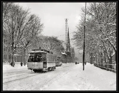 Картина Город зимой (Сity in winter) №2