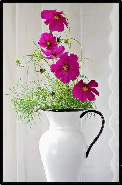 Картина Букет в белой вазе (Bouquet in White Vase)