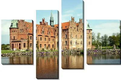 Модульная картина Замок в Дании (Castle in Denmark)