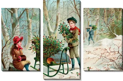 Модульная картина Рождество (Christmas) №7