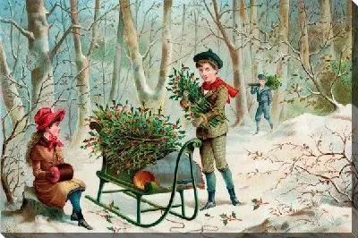 Картина маслом Рождество (Christmas) №7