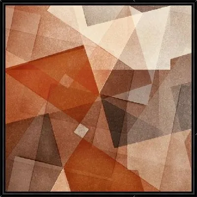 Картина Композиция из геометрических фигур (The composition of geometric shapes)