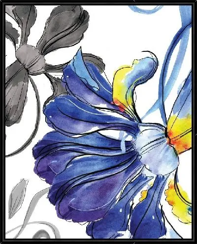Картина Синий цветок (Blue flower) №3