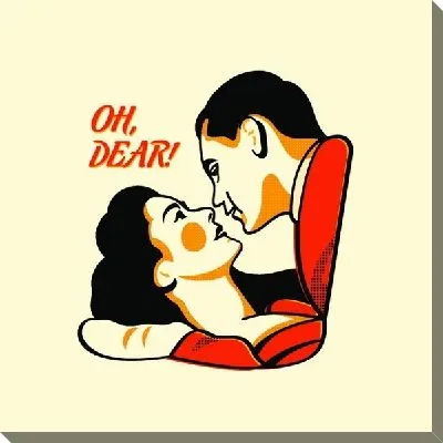 Картина маслом Поцелуй (Kiss) №4