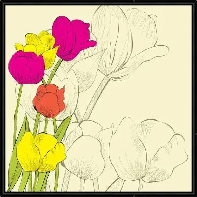Картина Цветы (Flowers) №121