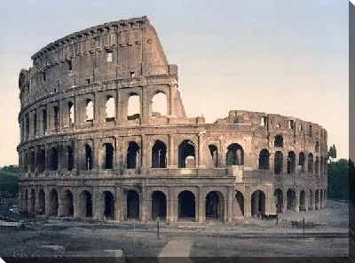 "Историческая серия 1890-1900 гг. ""Фотографии Италии"" - Внешний вид Колизея (Exterior of the Coliseum)"