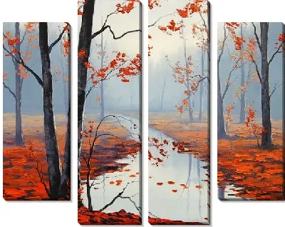 Картина Осенний лес №2