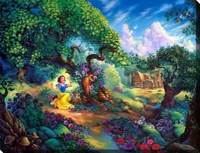 Картина маслом Белоснежка