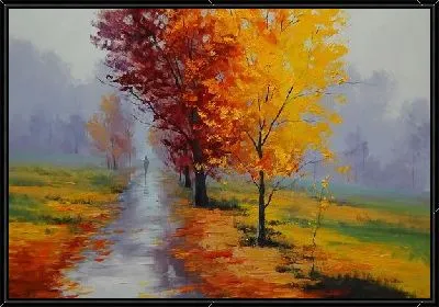 Картина Осенний пейзаж №2