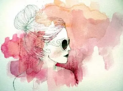 Плакат Девушка в очках