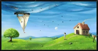Картина Необыкновенный пейзаж