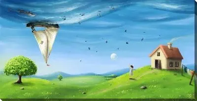 Постер Необыкновенный пейзаж