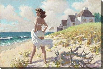 Девушка на пляже №3