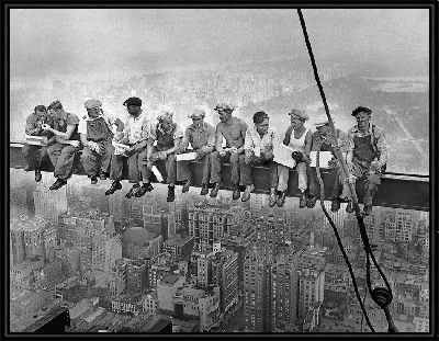 Обед на вершине небоскреба