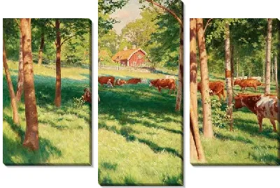Картина Стадо коров