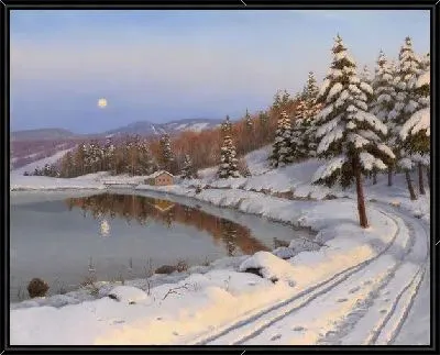 Дорога у озера