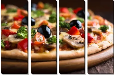 Пицца с оливками