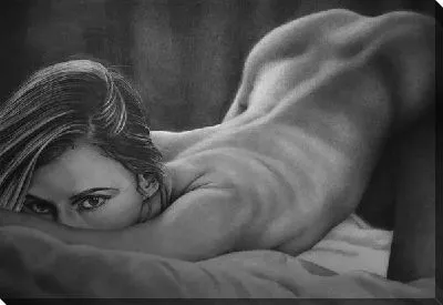 Картина маслом Ню