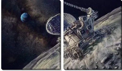 Модульная картина Космос