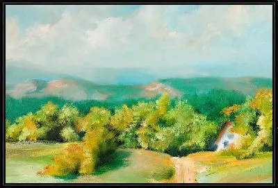 Картина Пейзаж с холмами