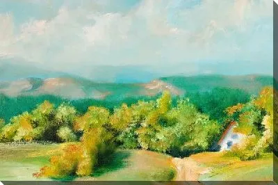 Картина маслом Пейзаж с холмами