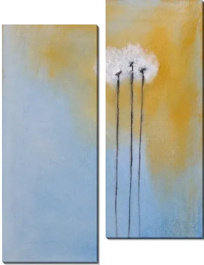Модульная картина Одуванчики №2