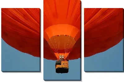 Модульная картина Красный воздушный шар