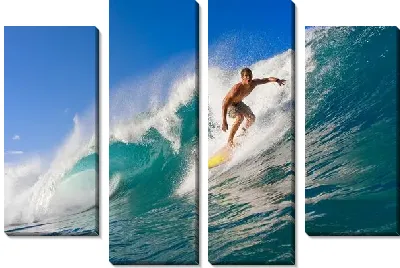 Модульная картина Серфинг №7