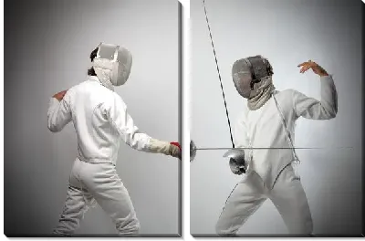 Модульная картина Фехтование №5