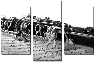 Ноты и кларнет