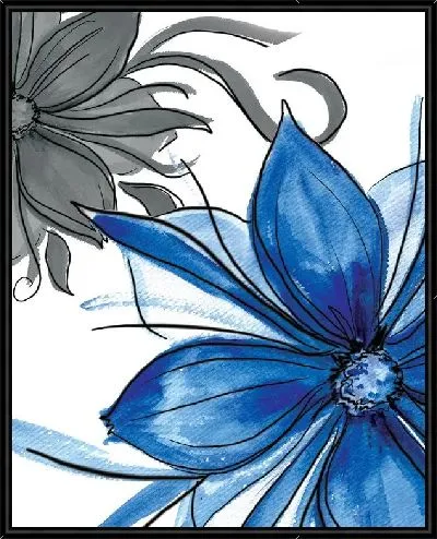 Картина Синие цветы